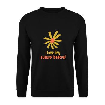 Kindergarten - Unisex Pullover - Schwarz - Vorne - Alina (178cm) & Michal (187cm)