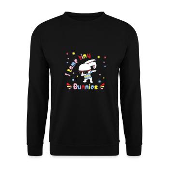Kindergarten - Unisex Pullover - Schwarz - Vorne - Alina (178cm) & Michal (187cm)