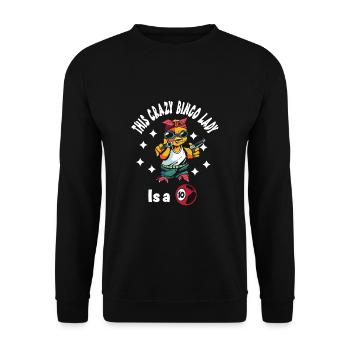 Bingo - Unisex Pullover - Schwarz - Vorne - Alina (178cm) & Michal (187cm)
