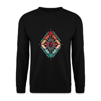 Vacances - Sweat-shirt Unisexe - noir - Devant - Alina (178cm) & Michal (187cm)