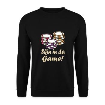 Casino - Sweat-shirt Unisexe - noir - Devant - Alina (178cm) & Michal (187cm)