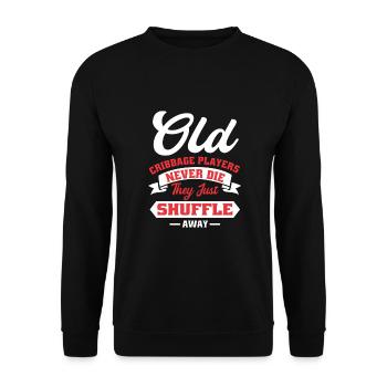 Cribbage - Unisex Pullover - Schwarz - Vorne - Alina (178cm) & Michal (187cm)
