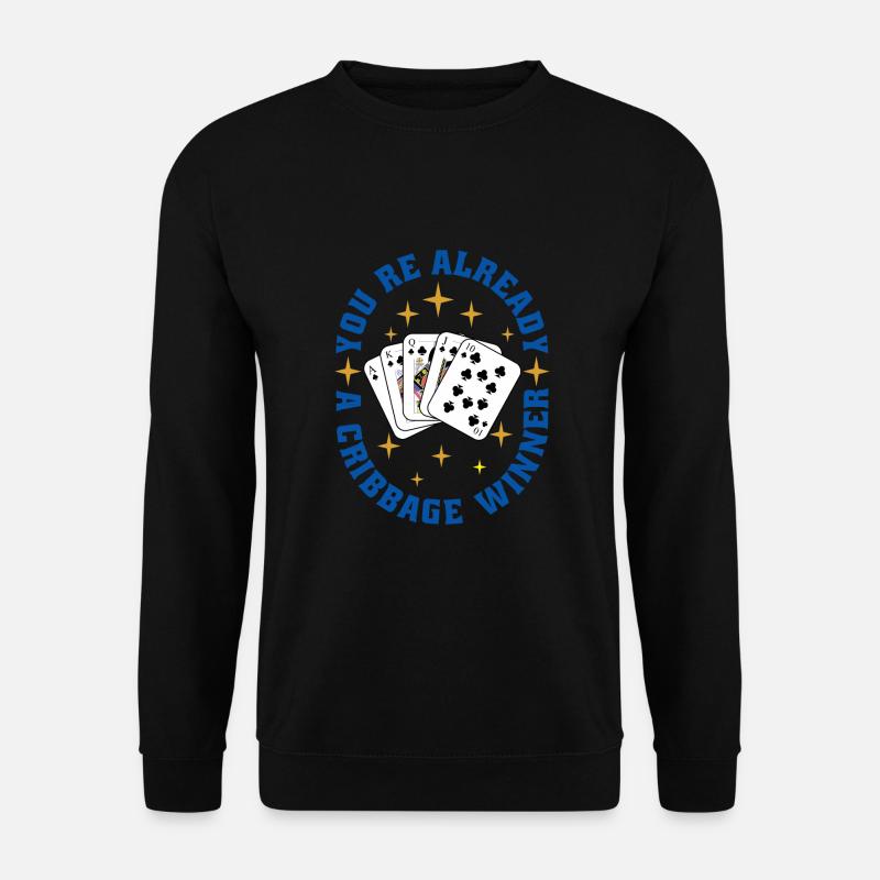 Cribbage - Sweat-shirt Unisexe - noir