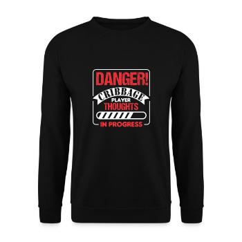 Cribbage - Unisex Pullover - Schwarz - Vorne - Alina (178cm) & Michal (187cm)