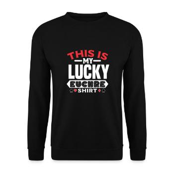 Euchre - Sweat-shirt Unisexe - noir - Devant - Alina (178cm) & Michal (187cm)