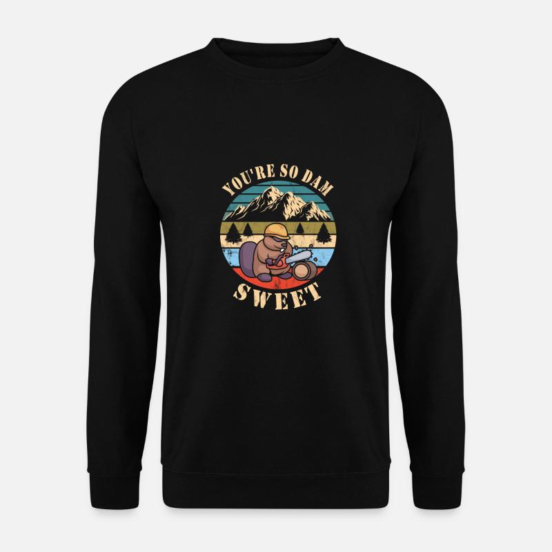 Beaver - Unisex Sweatshirt - black