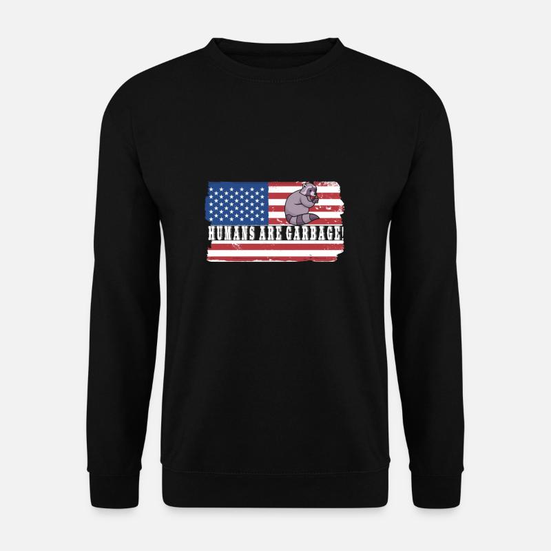 Waschbär - Unisex Pullover - Schwarz
