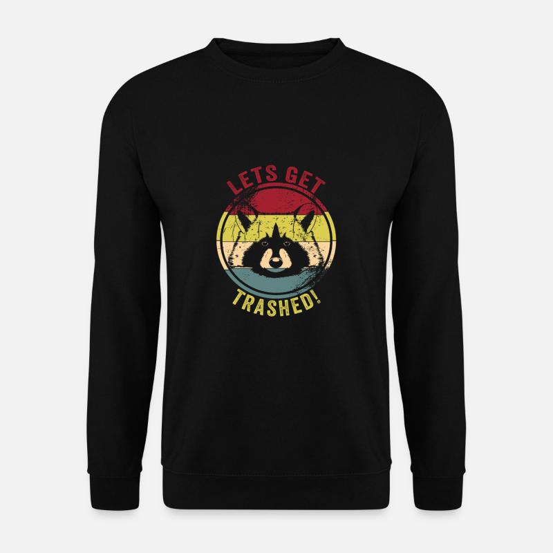 Waschbär - Unisex Pullover - Schwarz