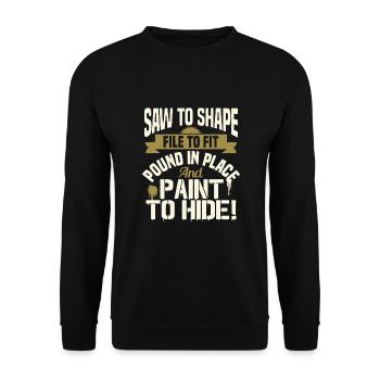 Serrurier - Sweat-shirt Unisexe - noir - Devant - Alina (178cm) & Michal (187cm)