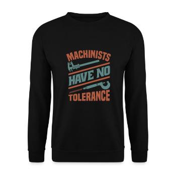 Locksmith - Unisex Sweatshirt - black - Front - Alina (178cm) & Michal (187cm)