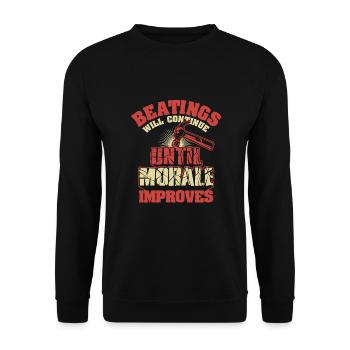 Locksmith - Unisex Sweatshirt - black - Front - Alina (178cm) & Michal (187cm)