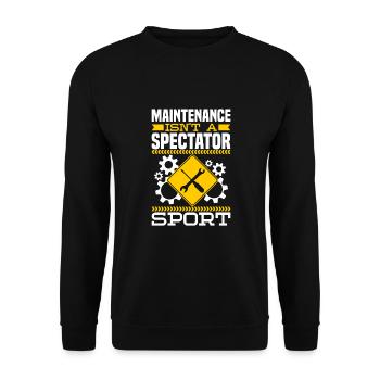 Locksmith - Unisex Sweatshirt - black - Front - Alina (178cm) & Michal (187cm)
