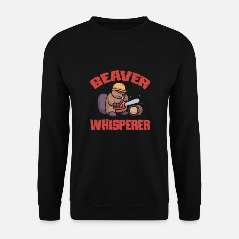 Biber Nutria - Unisex Pullover - Schwarz
