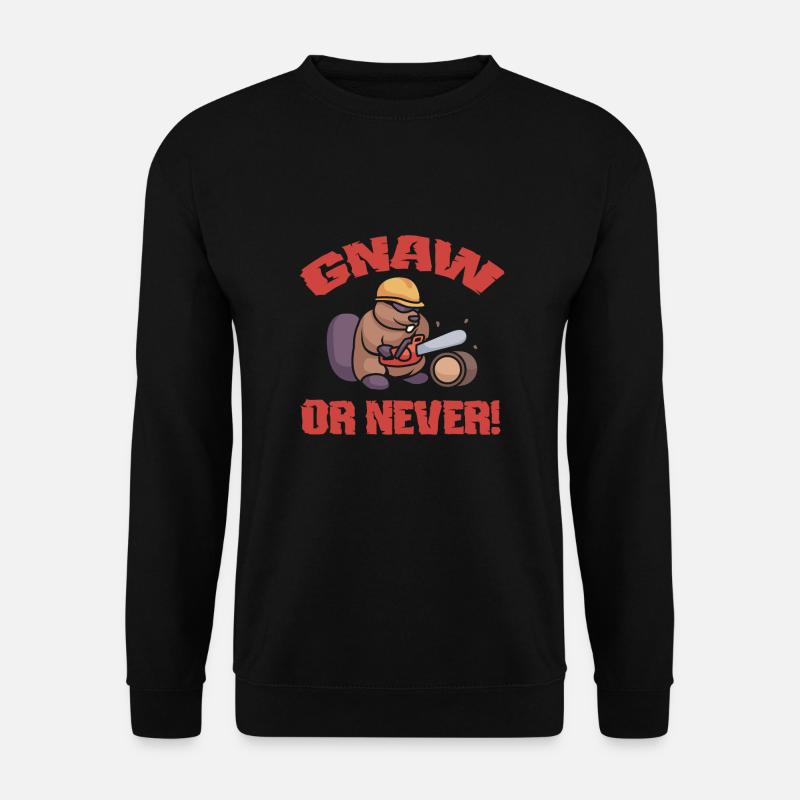 Biber Nutria - Unisex Pullover - Schwarz