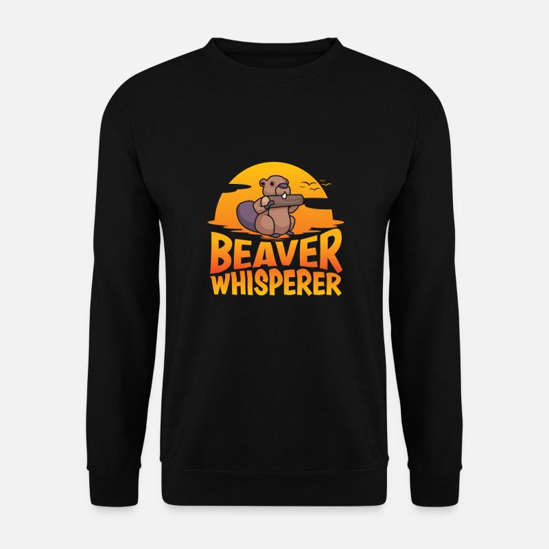 Biber Nutria - Unisex Pullover - Schwarz