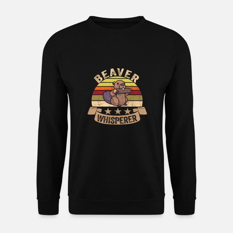 Biber Nutria - Unisex Pullover - Schwarz