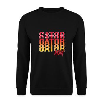 Echse Gator - Unisex Pullover - Schwarz - Vorne - Alina (178cm) & Michal (187cm)