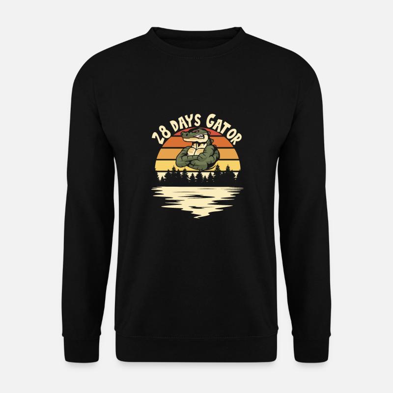 Echse Gator - Unisex Pullover - Schwarz