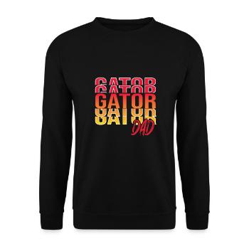Echse Gator - Unisex Pullover - Schwarz - Vorne - Alina (178cm) & Michal (187cm)