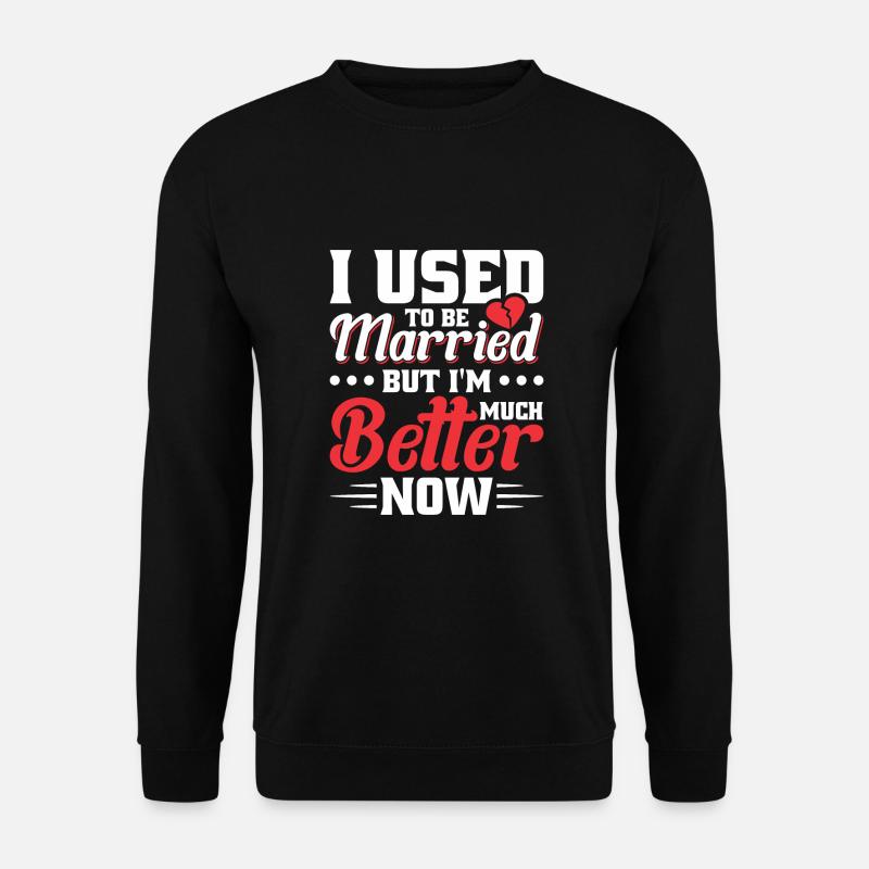 Hochzeit - Unisex Pullover - Schwarz