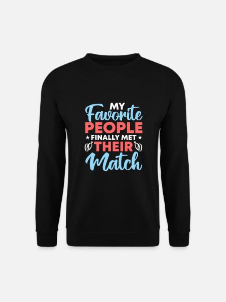 Wedding - Unisex Sweatshirt - black