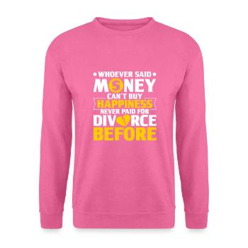 Scheidung - Unisex Pullover - Pink - Vorne