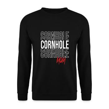 Cornhole - Sweat-shirt Unisexe - noir - Devant - Alina (178cm) & Michal (187cm)