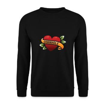 Cornhole - Sweat-shirt Unisexe - noir - Devant - Alina (178cm) & Michal (187cm)