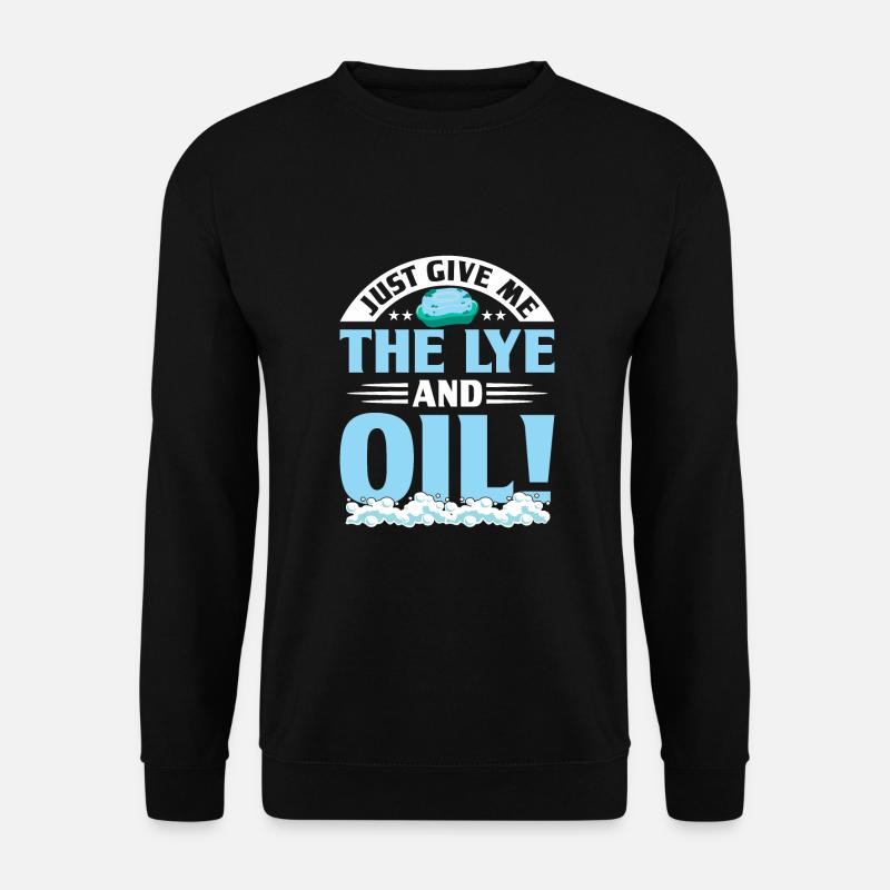 Faire du savon - Sweat-shirt Unisexe - noir