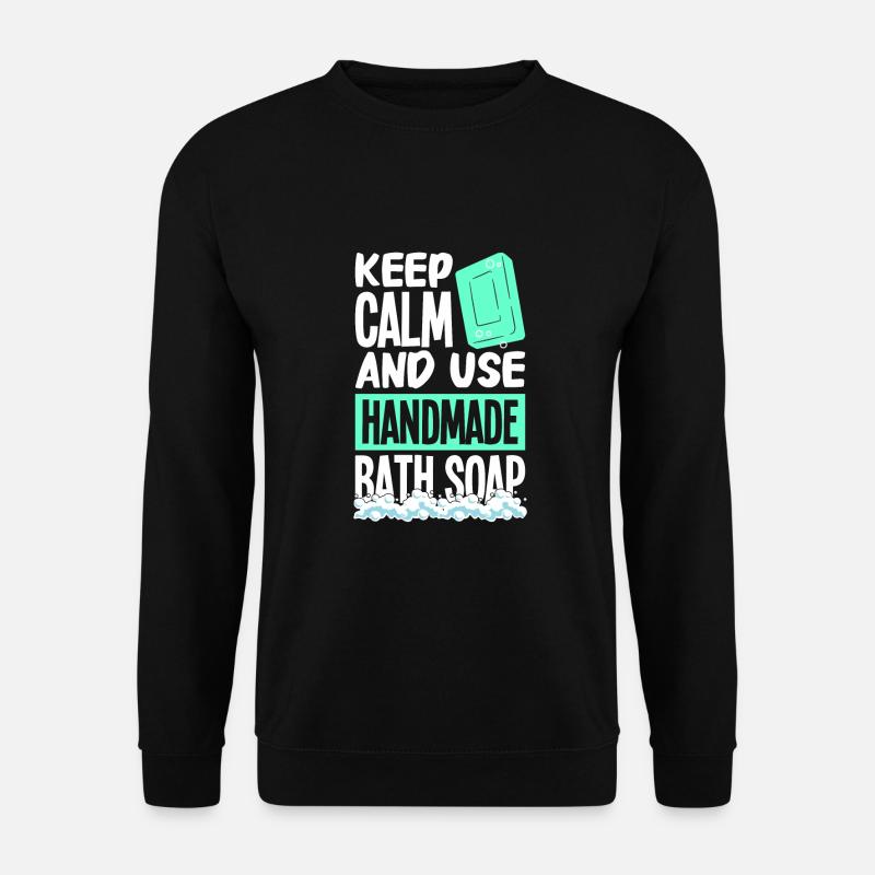 Seife machen - Unisex Pullover - Schwarz