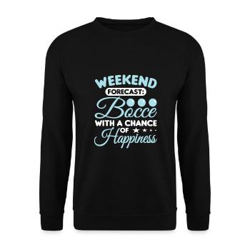 Bocce - Unisex Pullover - Schwarz - Vorne - Alina (178cm) & Michal (187cm)