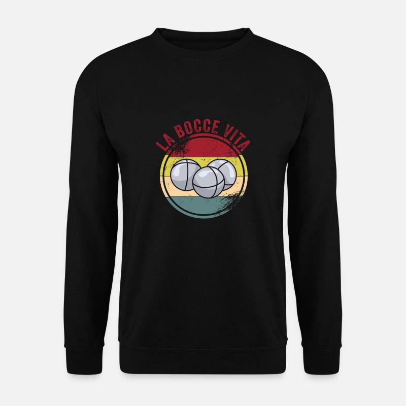 Bocce - Unisex Pullover - Schwarz