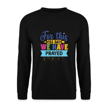 Oui Jour - Sweat-shirt Unisexe - noir - Devant - Alina (178cm) & Michal (187cm)