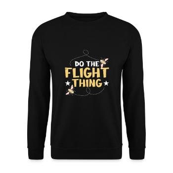 Insects - Unisex Sweatshirt - black - Front - Alina (178cm) & Michal (187cm)