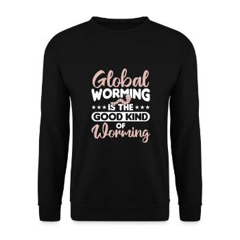 Insects - Unisex Sweatshirt - black - Front - Alina (178cm) & Michal (187cm)
