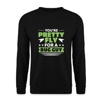 Insects - Unisex Sweatshirt - black - Front - Alina (178cm) & Michal (187cm)