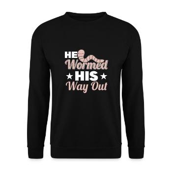 Insects - Unisex Sweatshirt - black - Front - Alina (178cm) & Michal (187cm)