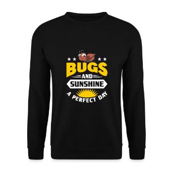 Insekten - Unisex Pullover - Schwarz - Vorne - Alina (178cm) & Michal (187cm)