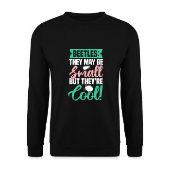 Insects - Unisex Sweatshirt - black - Front - Alina (178cm) & Michal (187cm)