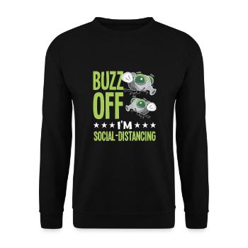 Insects - Unisex Sweatshirt - black - Front - Alina (178cm) & Michal (187cm)