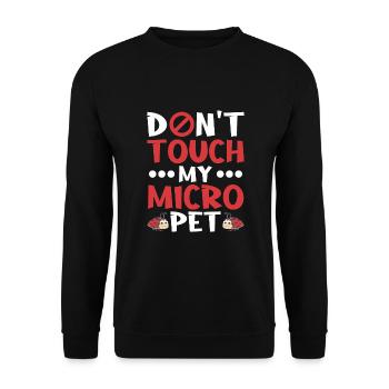 Insects - Unisex Sweatshirt - black - Front - Alina (178cm) & Michal (187cm)