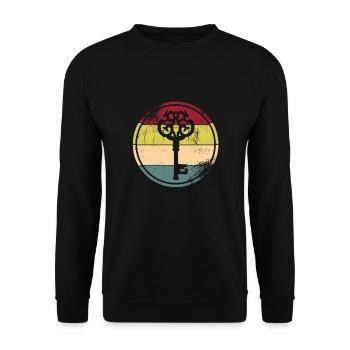 Escape Room - Unisex Sweatshirt - black - Front - Alina (178cm) & Michal (187cm)