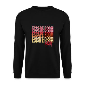 Escape Room - Unisex Sweatshirt - black - Front - Alina (178cm) & Michal (187cm)
