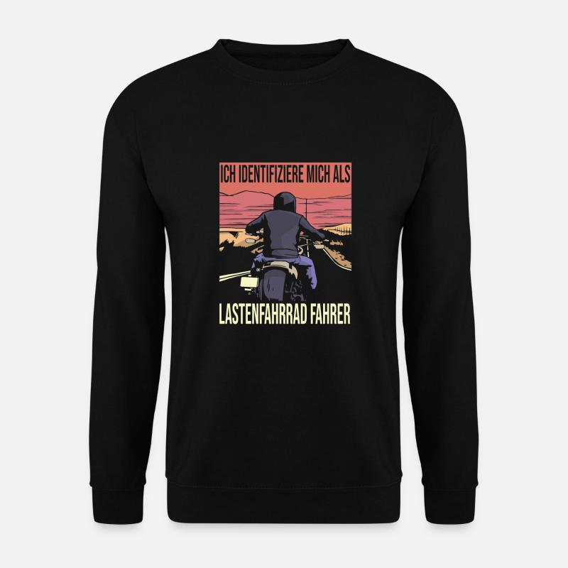 Motorradfahrer - Unisex Pullover - Schwarz