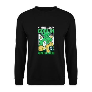 Jeu de rôle - Sweat-shirt Unisexe - noir - Devant - Alina (178cm) & Michal (187cm)