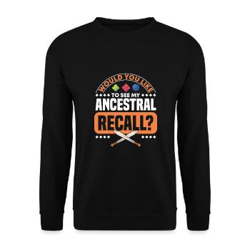 Jeu de rôle - Sweat-shirt Unisexe - noir - Devant - Alina (178cm) & Michal (187cm)