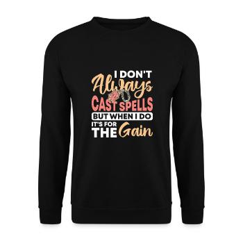 Jeu de rôle - Sweat-shirt Unisexe - noir - Devant - Alina (178cm) & Michal (187cm)