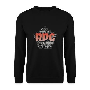 Jeu de rôle - Sweat-shirt Unisexe - noir - Devant - Alina (178cm) & Michal (187cm)
