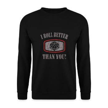 Jeu de rôle - Sweat-shirt Unisexe - noir - Devant - Alina (178cm) & Michal (187cm)
