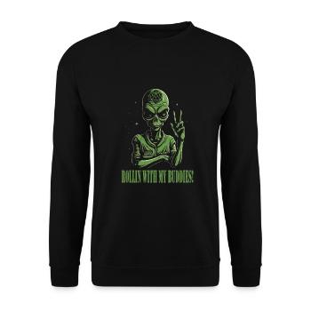 Jeu de rôle - Sweat-shirt Unisexe - noir - Devant - Alina (178cm) & Michal (187cm)